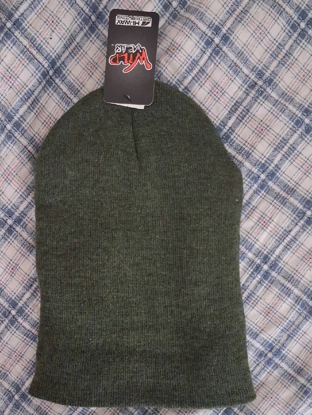 Wild Wear Olive Green Knit Beanie